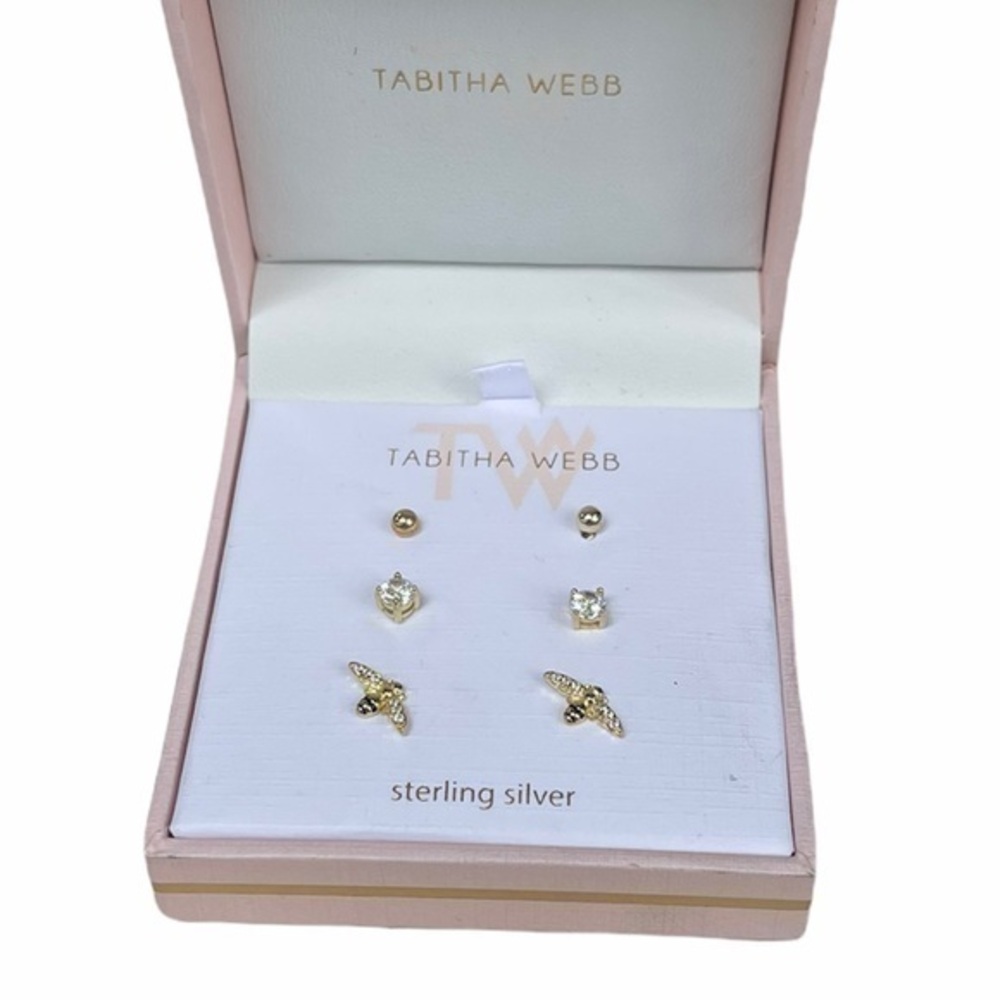 Tabitha Webb Sterling Silver Studs - image 1
